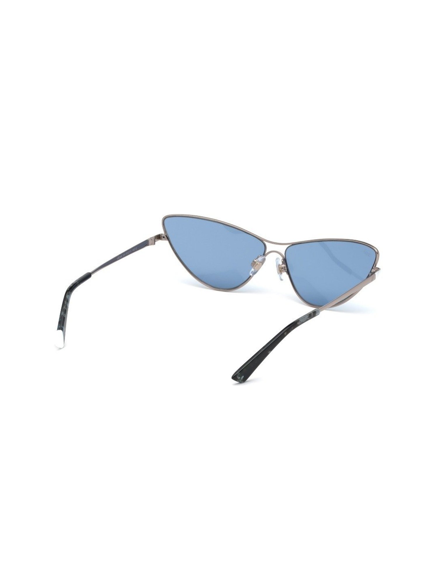 Web Eyewear Blue Cat Eye Sunglasses for Women Designed in Italy