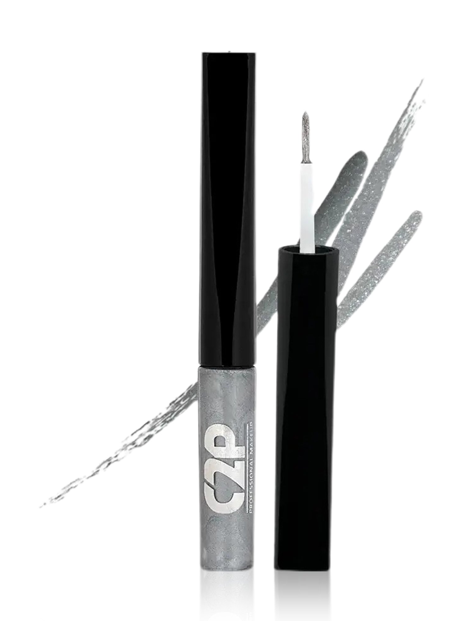 KINDED Liquid Eye Liner Golden Glaze & Greyish Silver Combo