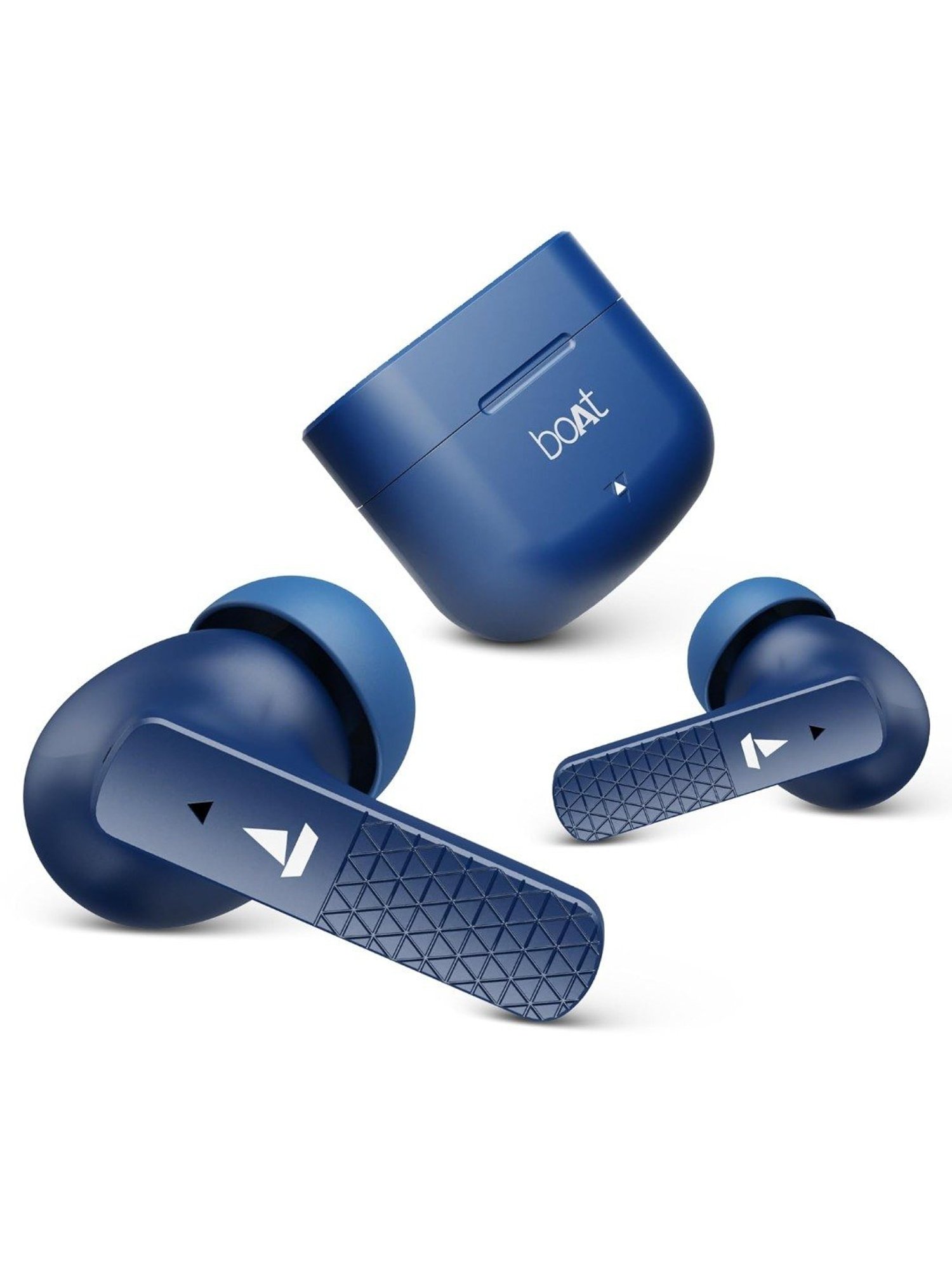Boat Airdopes 91 Bluetooth Earbuds with Dual Mics, 45 hrs Playtime (Starry Blue, True Wireless)