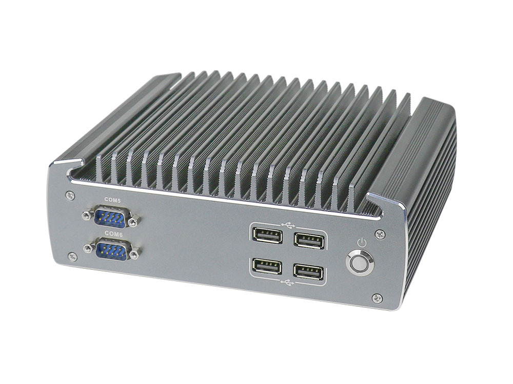 Partaker Industrial Fanless Mini Computer Intel Celeron 3855u Dual Core 2 Lan Noiseless Mini PC Support 3G 4G SIM Card 8GB Ram 512GB SSD