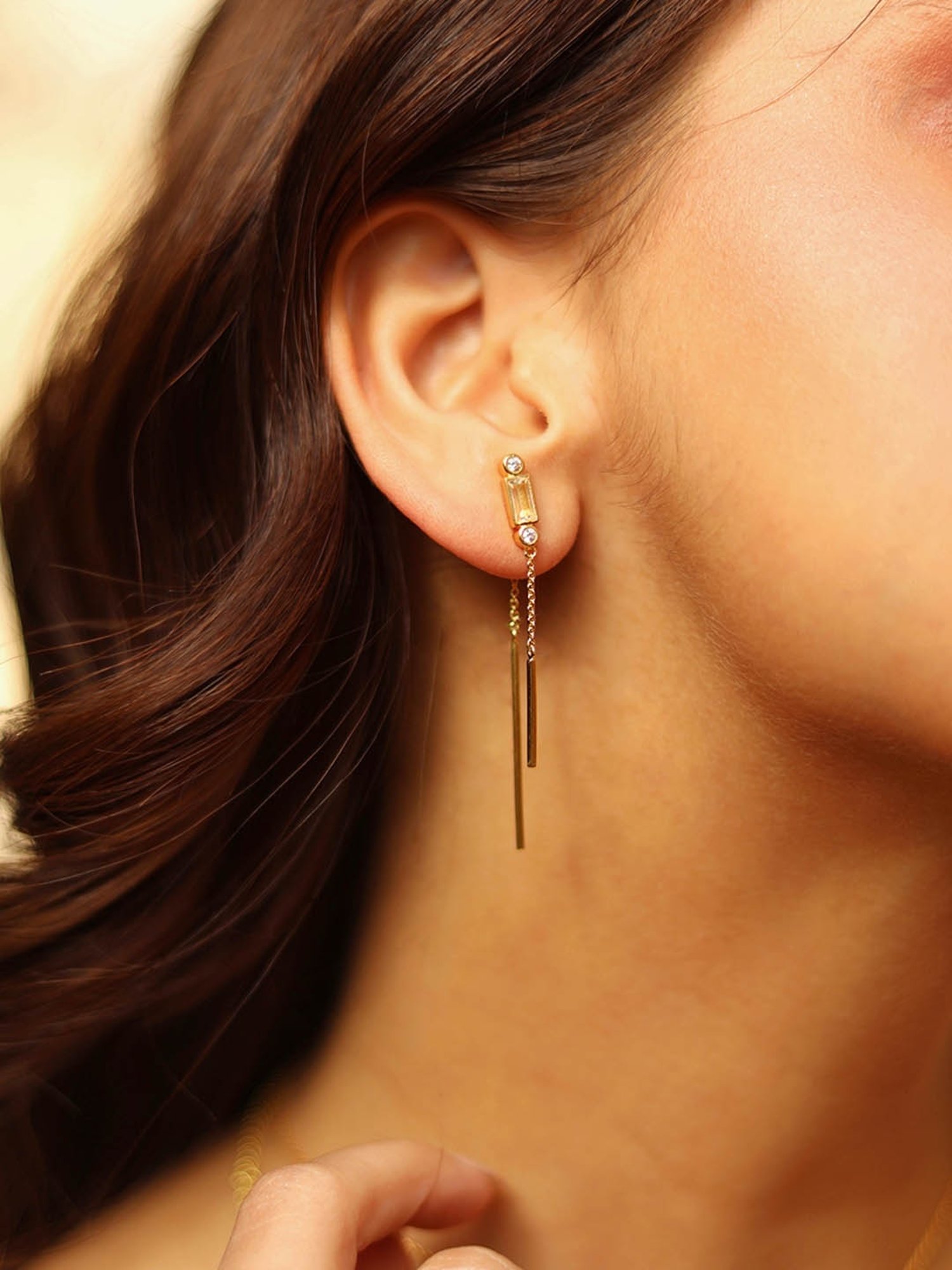 Perfectly Average Needle Earrings for Women & Girls
