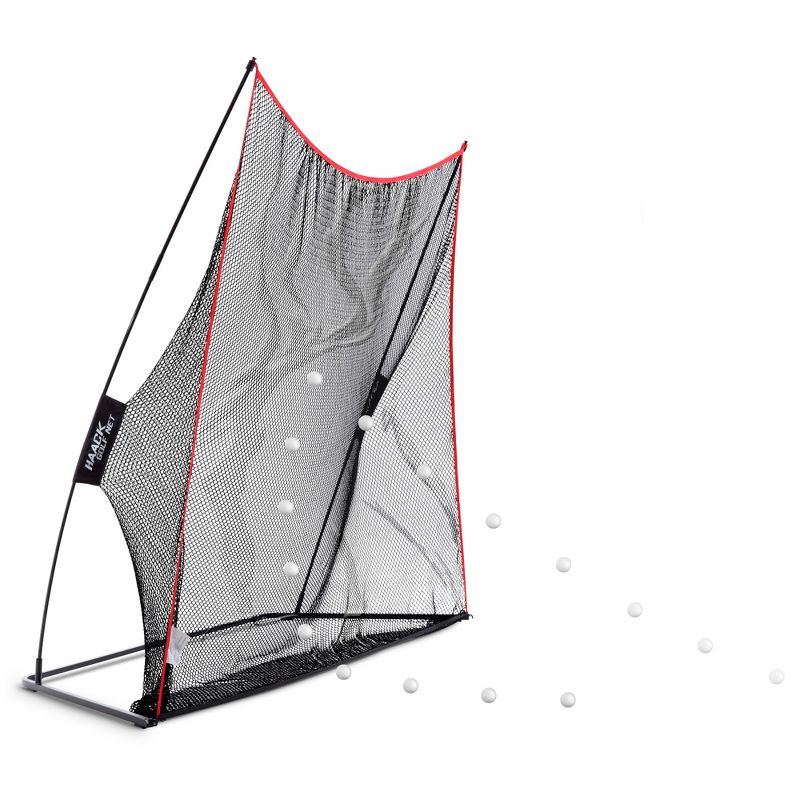 Rukket Sports 10 x 7-Foot Haack Indoor/Outdoor Home Heavy-Duty Golf Practice Knotless Net Golfer Training Aid