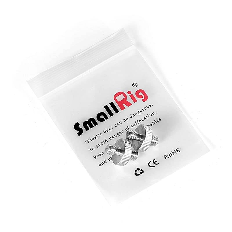 14 to 14 Male Threaded Screw Adapter Double Head Stud for Camera Cage Monitor LED Microphone Pack of 2828