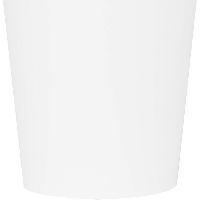 Karat C-K512W 12 Ounce Poly Lined Sturdy Sweat Resistant High Quality Recyclable Paper Hot Cups for Coffee, Tea, and Hot Chocolate, White (1000 Pack)