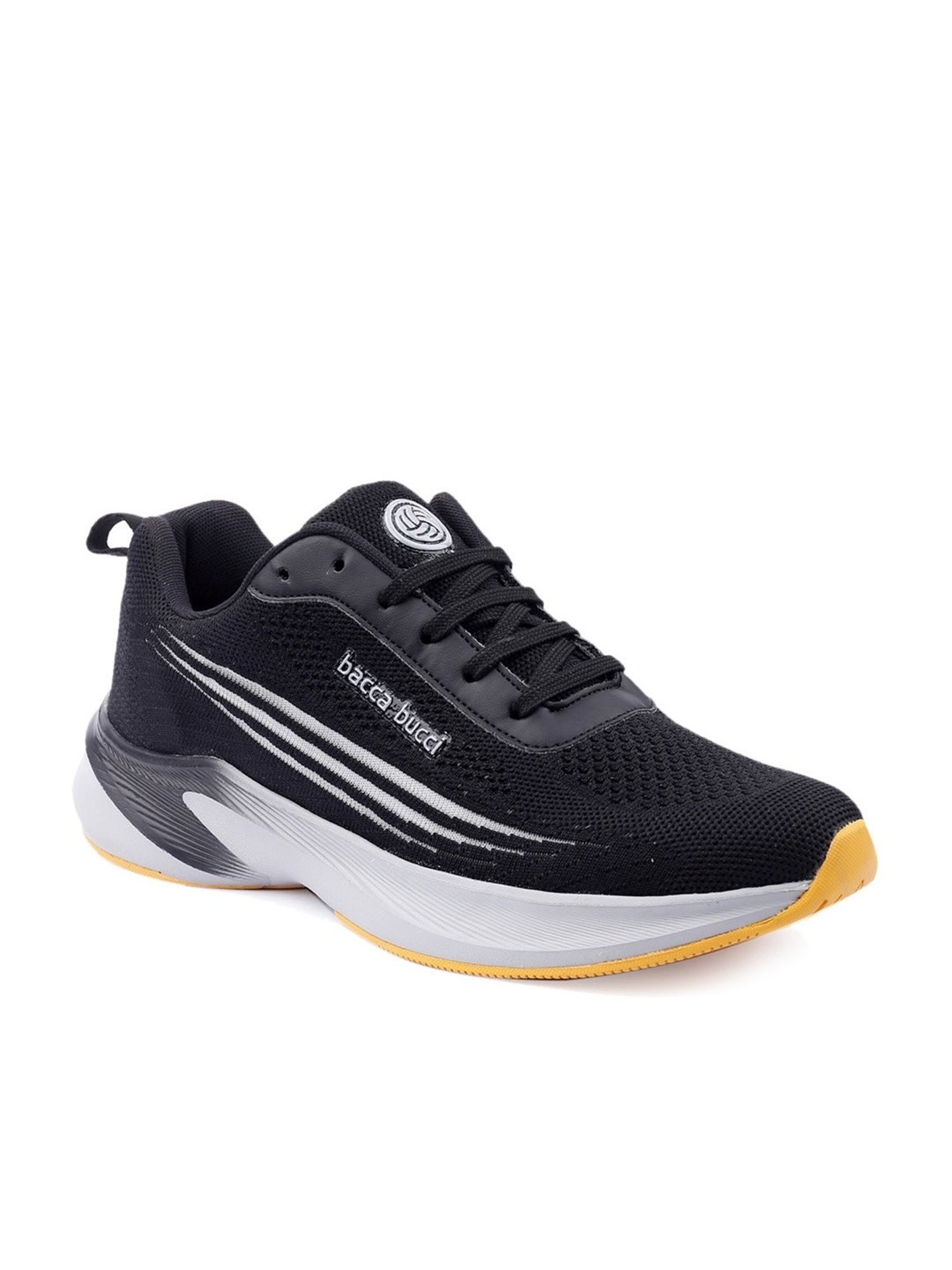 Bacca Bucci Men's HALO Black Running Shoes