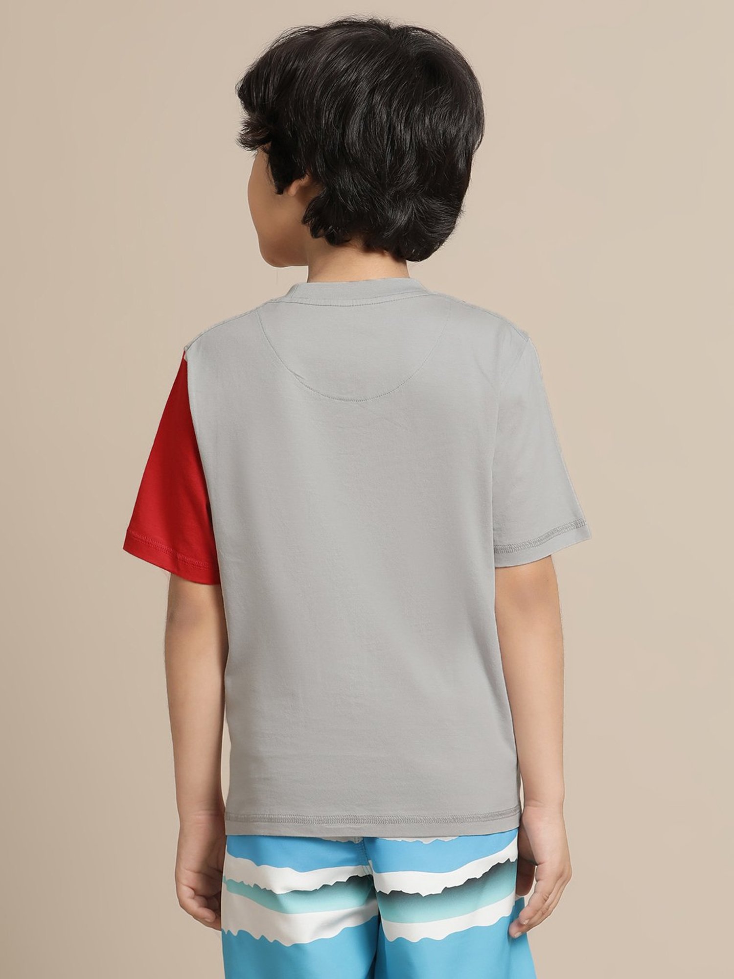 Kidsville Avengers Multicolor Embellished T-Shirt For Boys