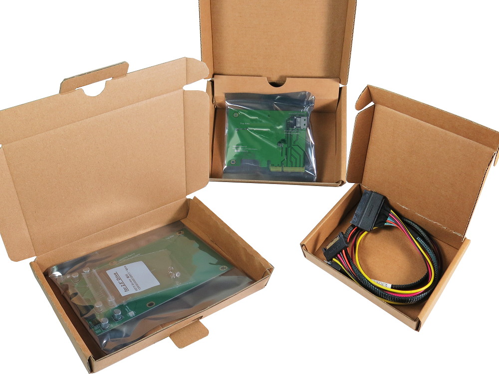 Innocard PCIe x4 to Slimline SAS Adapter & U.2 to Slimline SAS Cable with 2.5&rdquo; U.2 to 2.5" SSD / HDD adapter KIT