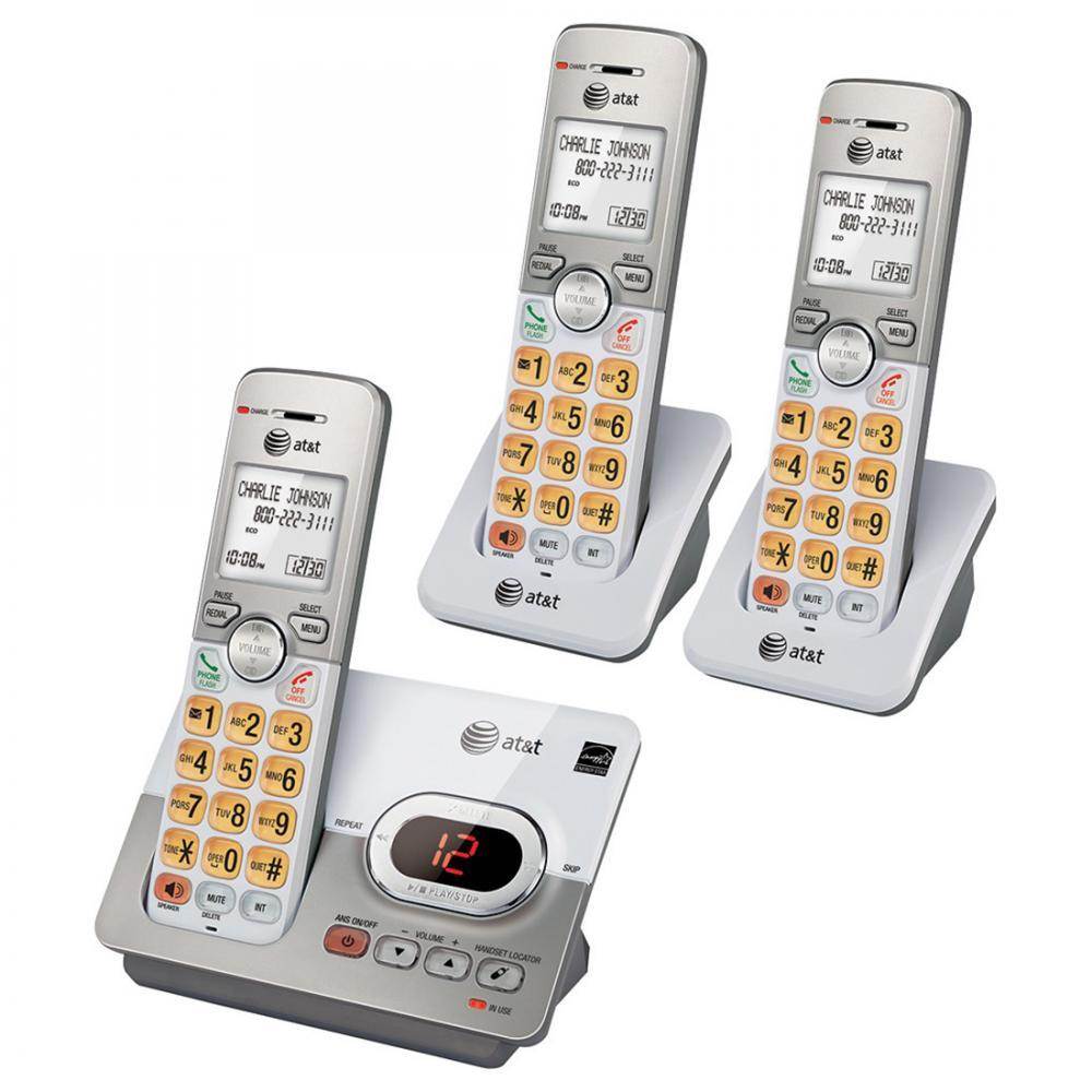 ATT EL52303 3 Handset Cordless Phone with Digital Answering System - DECT 6.0
