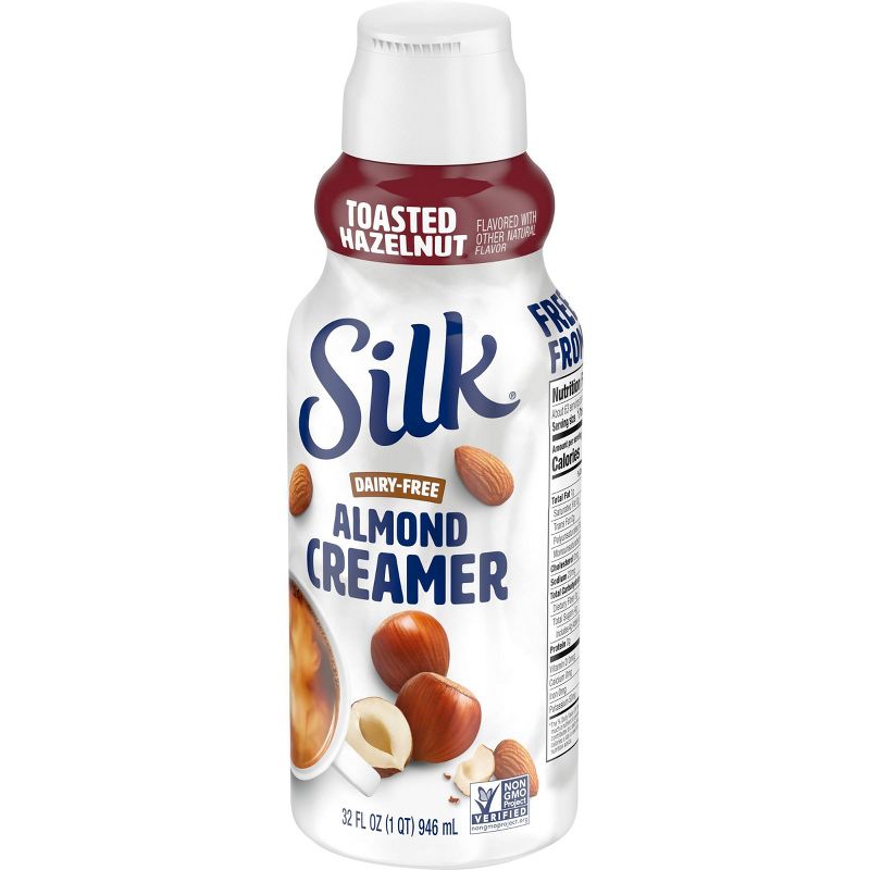 Silk Almond Hazelnut Coffee Creamer - 32 fl oz