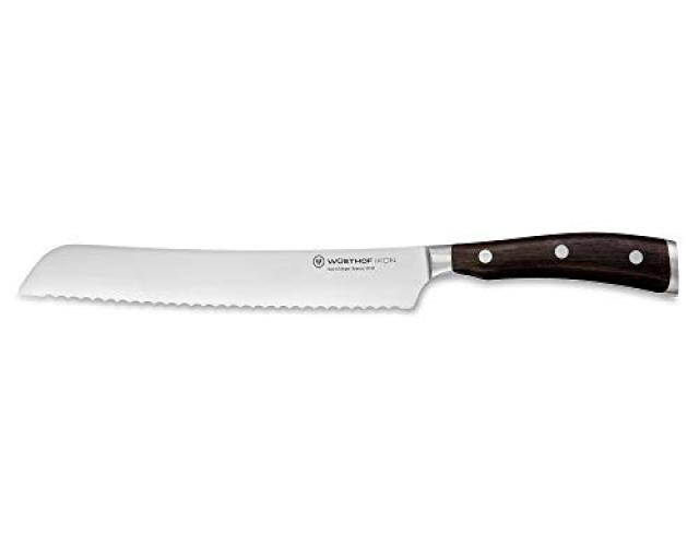 Wusthof Ikon Blackwood - 8" Bread Knife