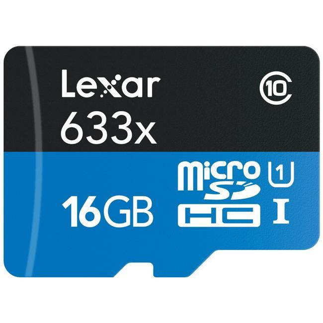 CRUCIAL 32GB LEXAR 633X MICRO SHDC SDX