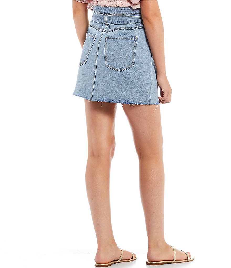 June & Hudson Frisco Denim Mini Skirt
