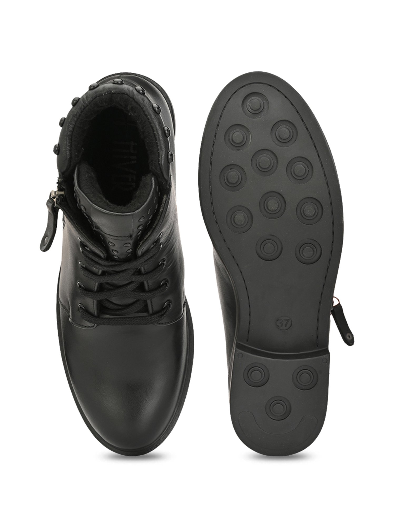 Delize Black Derby Boots