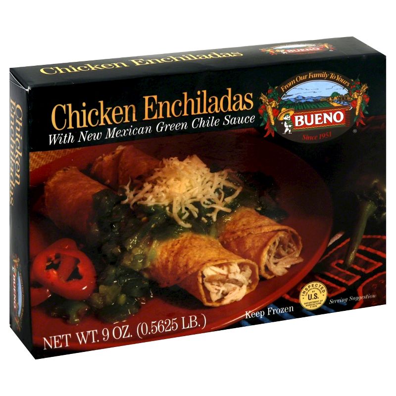 Bueno Green Chili Chicken Frozen Enchiladas - 9oz