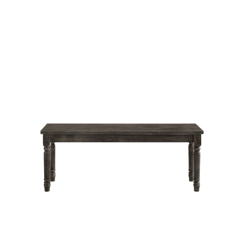 Claudia II Bench Weathered Gray - Acme Furniture