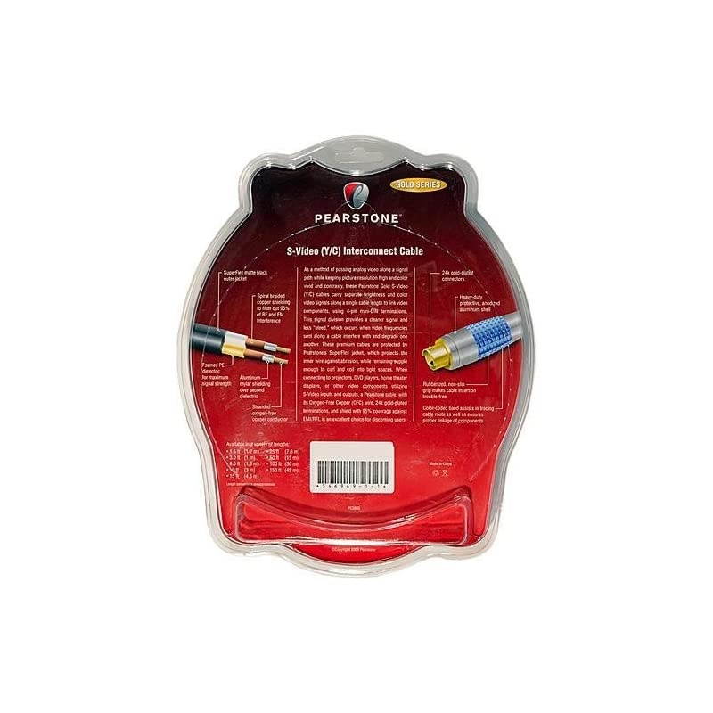 Gold Series Premium SVideo Male to SVideo Male Video Cable 150 457 m