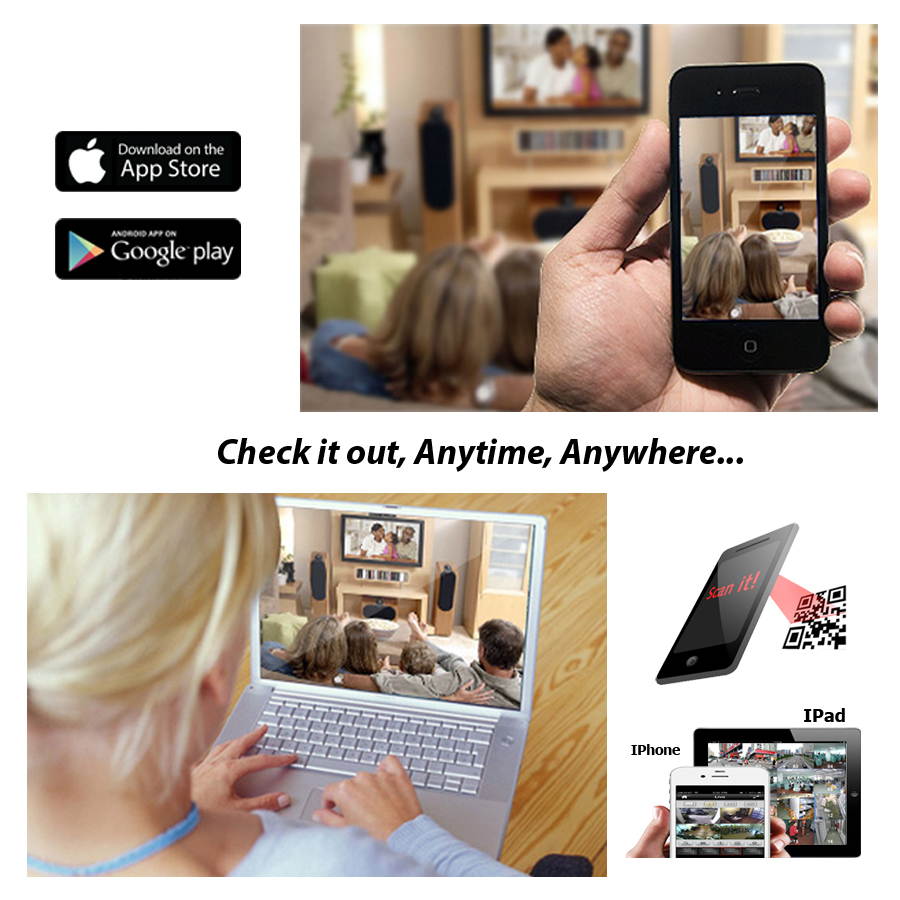 Evertech 8 Channel H.265 Security DVR with 1TB Hard Drive CCTV Surveillance Camera Video Recorder Standalone 4in1 TVI AHD CVI Analog Easy Remote Monitoring