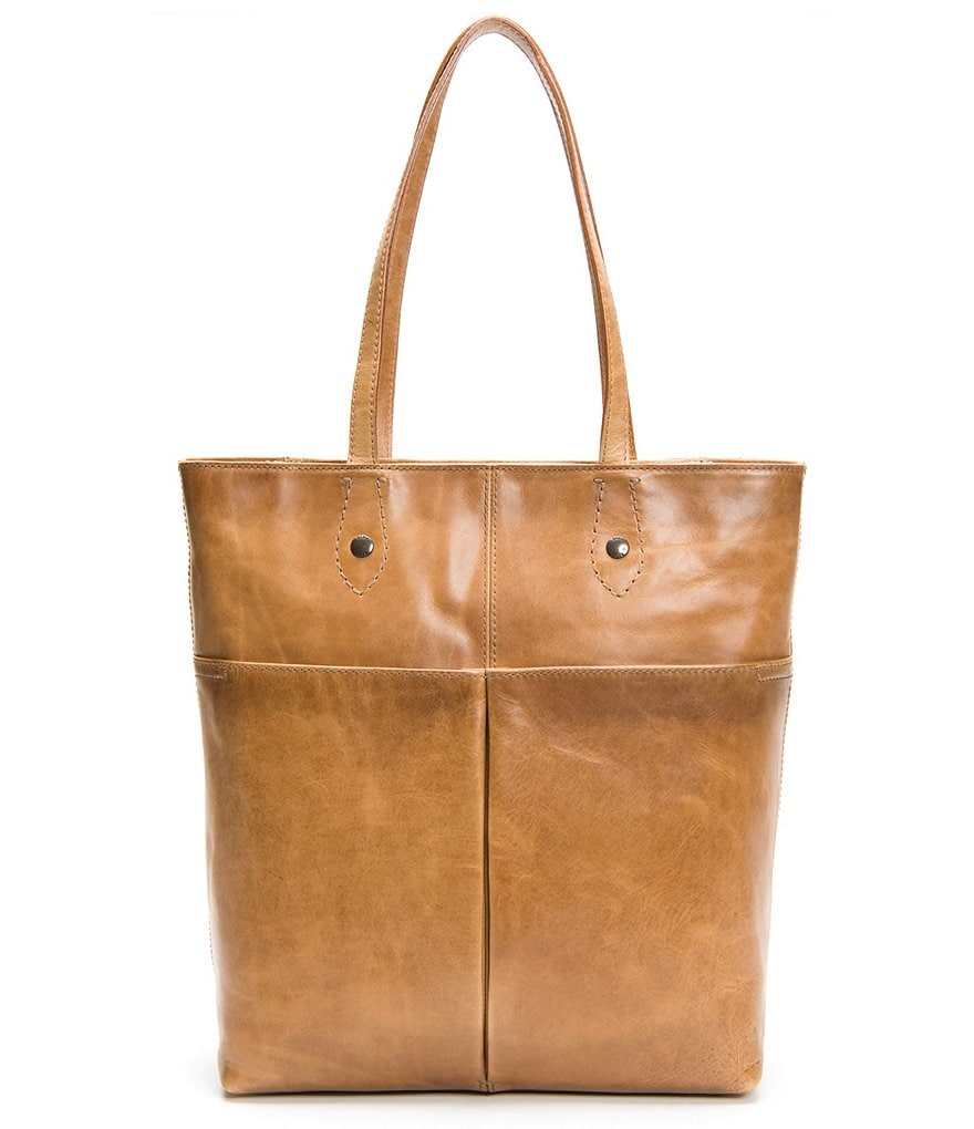 Frye Melissa Simple Italian Leather Zip Tote Bag