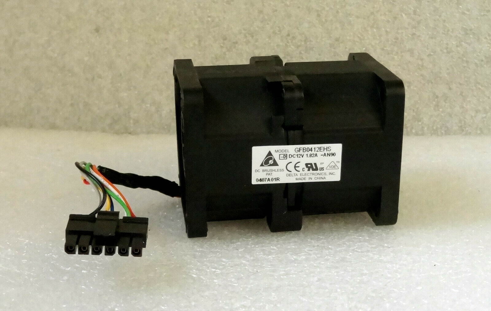 Delta GFB0412EHS-AN90 40mm x 56mm Server Fan 6 Pin Molex 12V DC 40x56mm