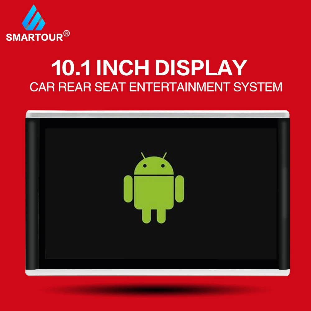 10.1 Inch Android8.1 Car Headrest Monitor HD 1080P Video Touch Screen WIFI/Bluetooth/USB/SD/FM MP5 Video Player