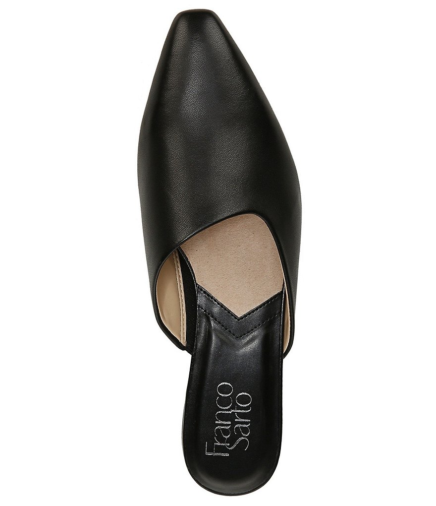 Jack Rogers Blair Pointed Toe Bow Leather Flats