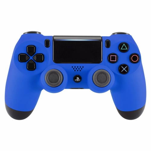 "Soft Touch Blue" Ps4 PRO Custom UN-MODDED Controller Exclusive Unique Design CUH-ZCT2U