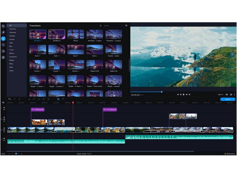 Movavi Video Editor Plus 2021 for Mac Business License - Download
