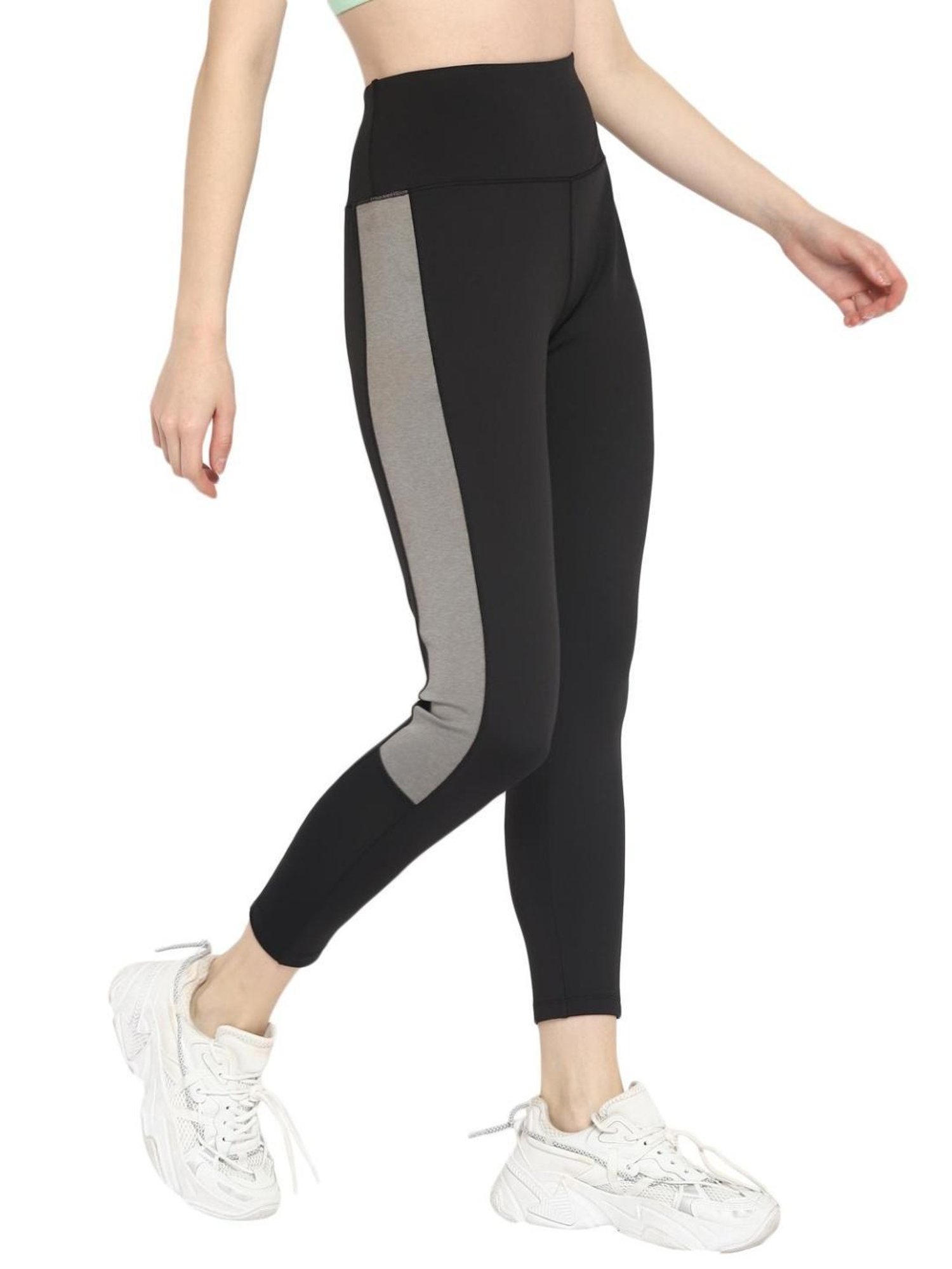 OFF LIMITS Black Color Blocked Tights