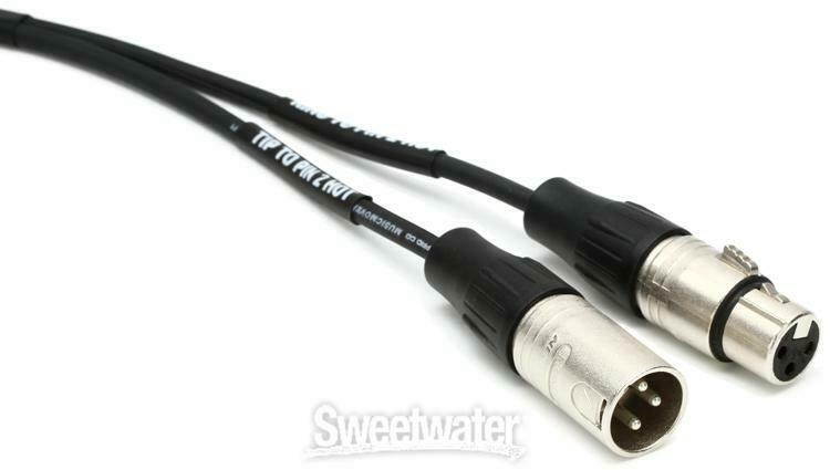 Pro Co IPTBQXFXM-10 1/4" TRS Male to Dual XLR Male/Female Insert Cable - 10'