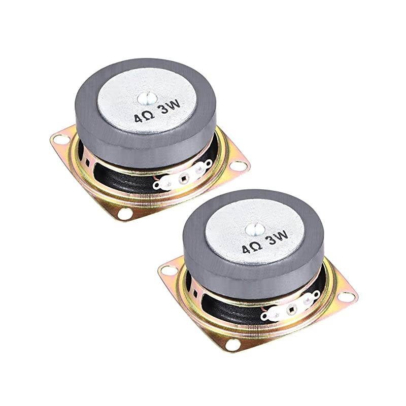 3W 52mm Square Shape 4 Ohm DIY Speaker Replacement Loudspeaker 2pcs