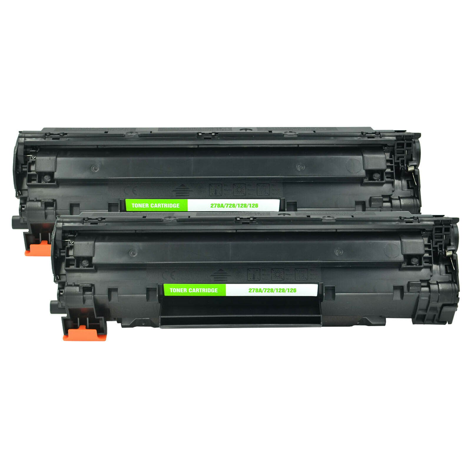 2PK CRG128 3500B001AA Black Toner Cartridge For Canon 128 Faxphone L100 L190
