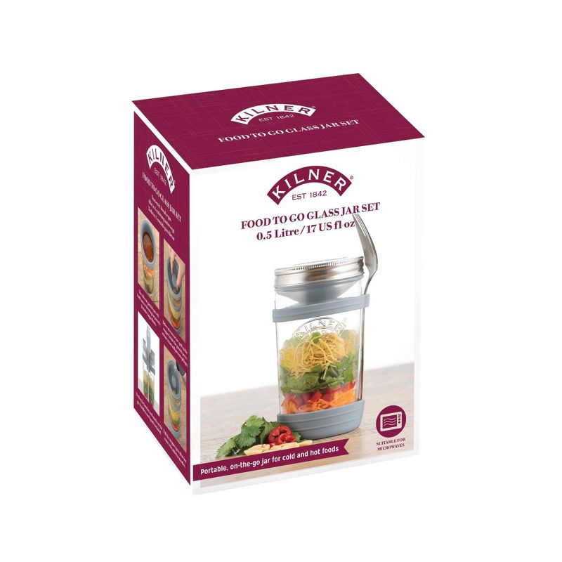 Kilner 17oz All in 1 Food To Go Set