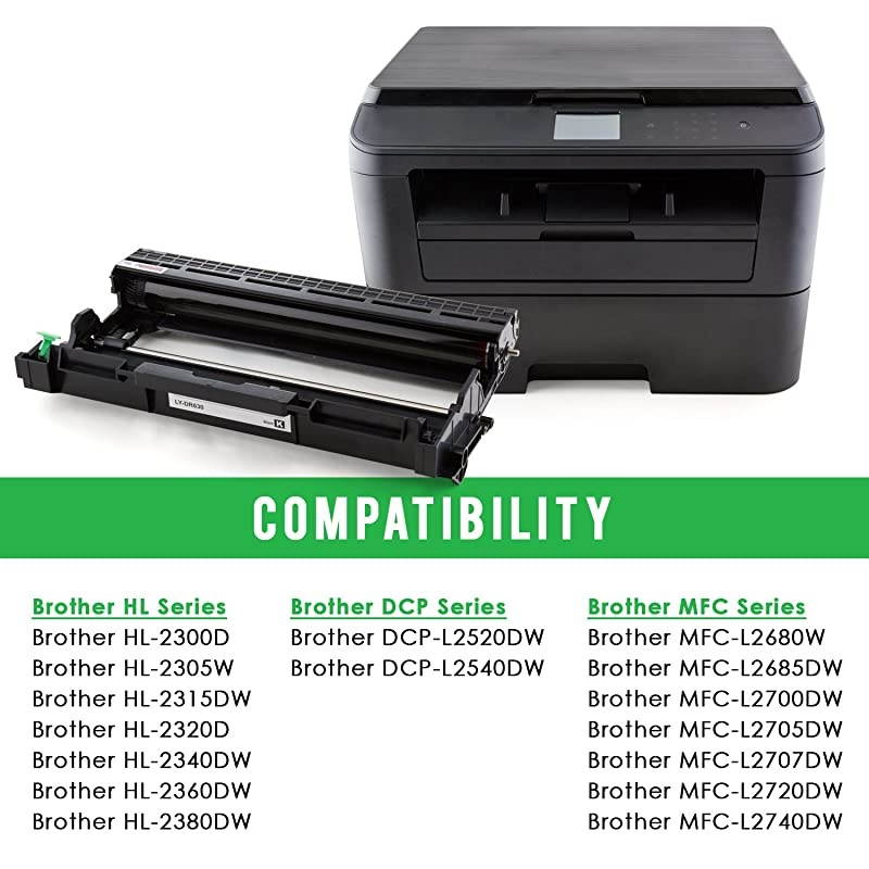 Compatible Drum Unit Replacement for Brother DR630 DR630