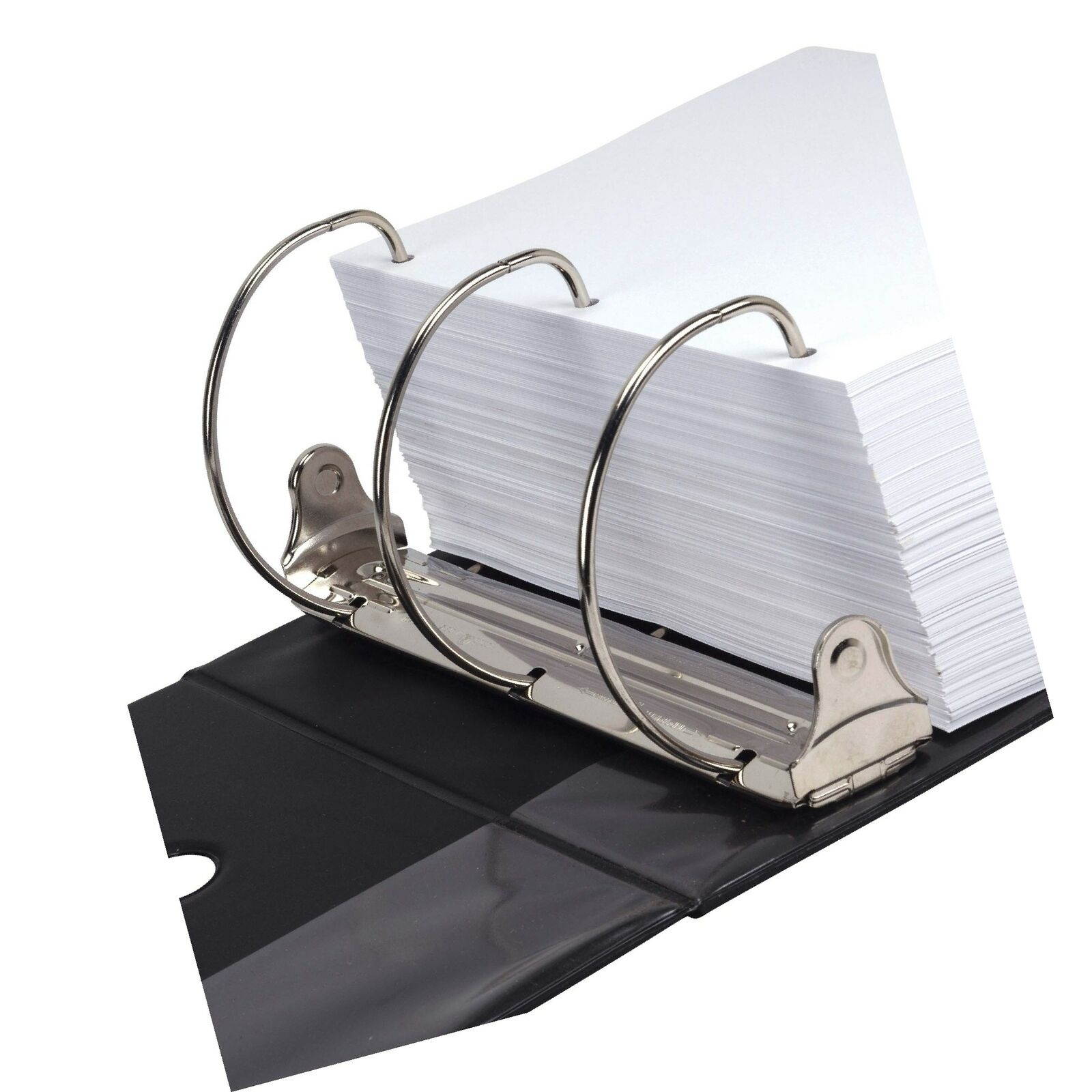 Samsill Heavyweight Reference Ring Binder, 3 Ring Binder with Label Holder fo...