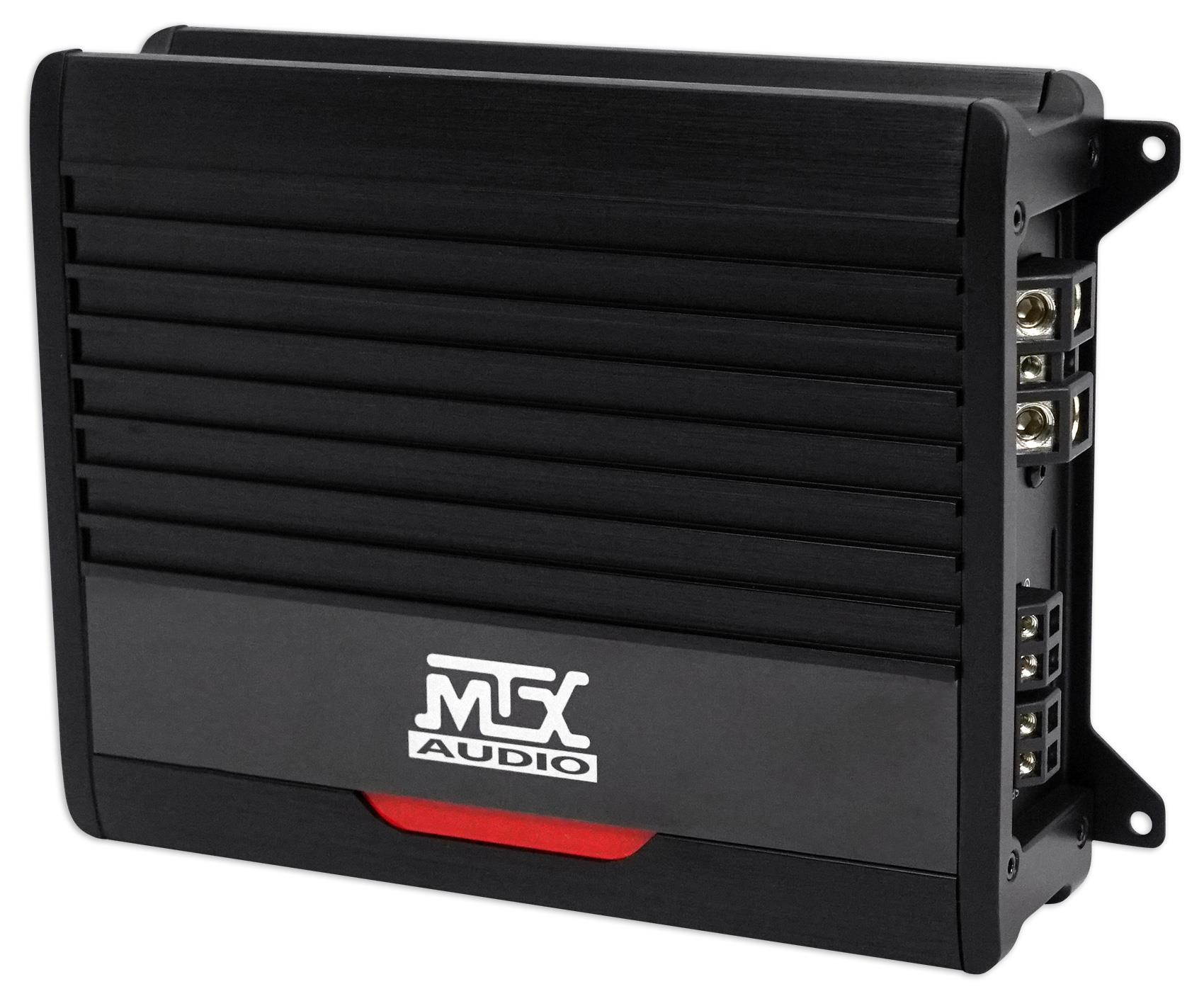 MTX THUNDER500.1 500 Watt RMS Mono Class D 2-Ohm Car Audio Amplifier+Amp Kit