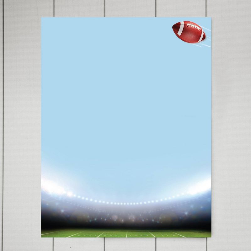 80ct Game Time Letterhead Blue