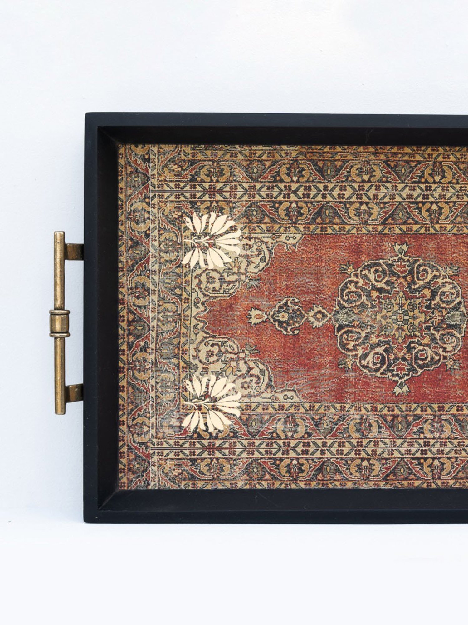 Gibson Home 18" x 24" Ceramic Gracious Rectangular Serving Platter