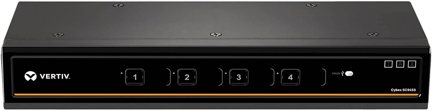 Vertiv Cybex Secure 4K UHD KVM 4-Port DisplayPort DH DPP NIAP EAL4+ TAA (SC945D-001)