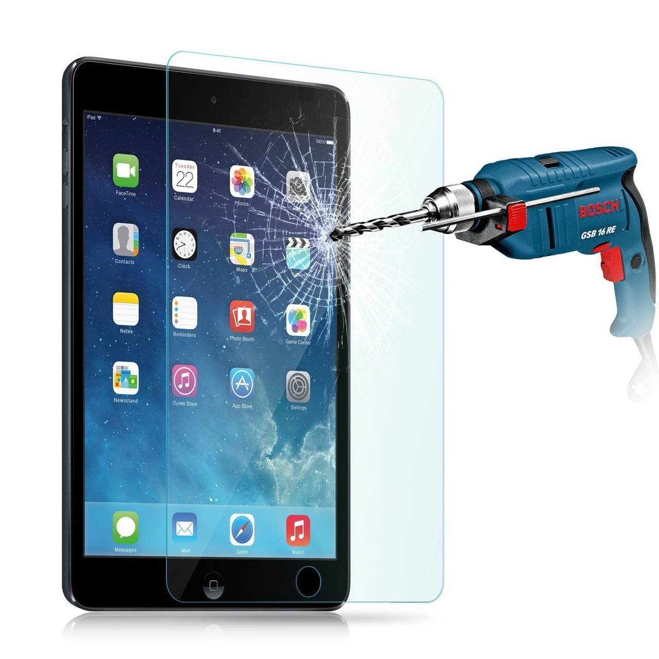 Premium Round Edge Tempered Glass Screen Protector for iPad Mini 5th Generation / iPad Mini 4