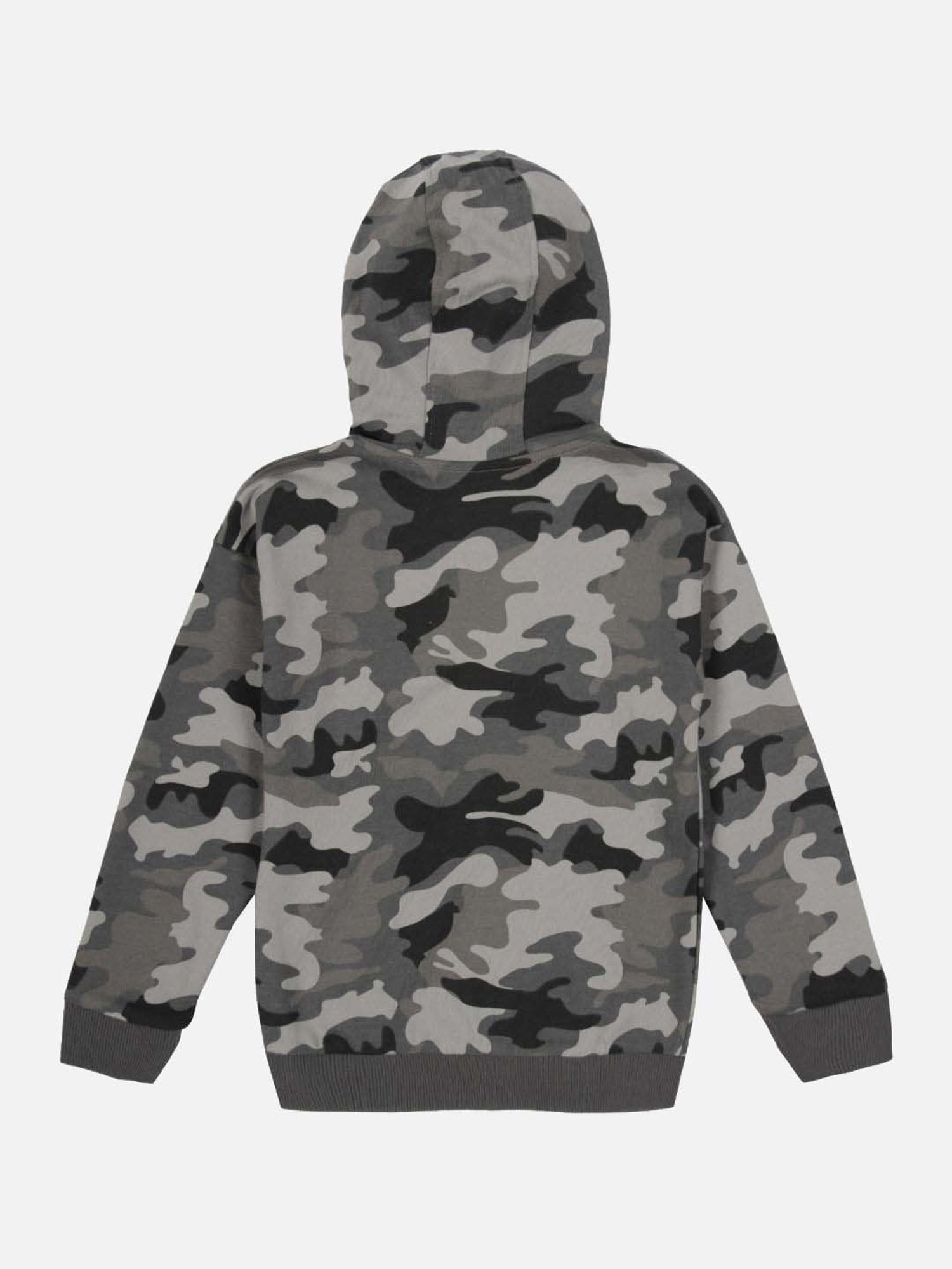 Allen Solly Junior Orange Cotton Regular Fit Full Sleeves Sweatshirt