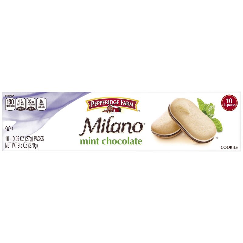 Pepperidge Farm Milano Mint Chocolate Cookies - 9.5oz