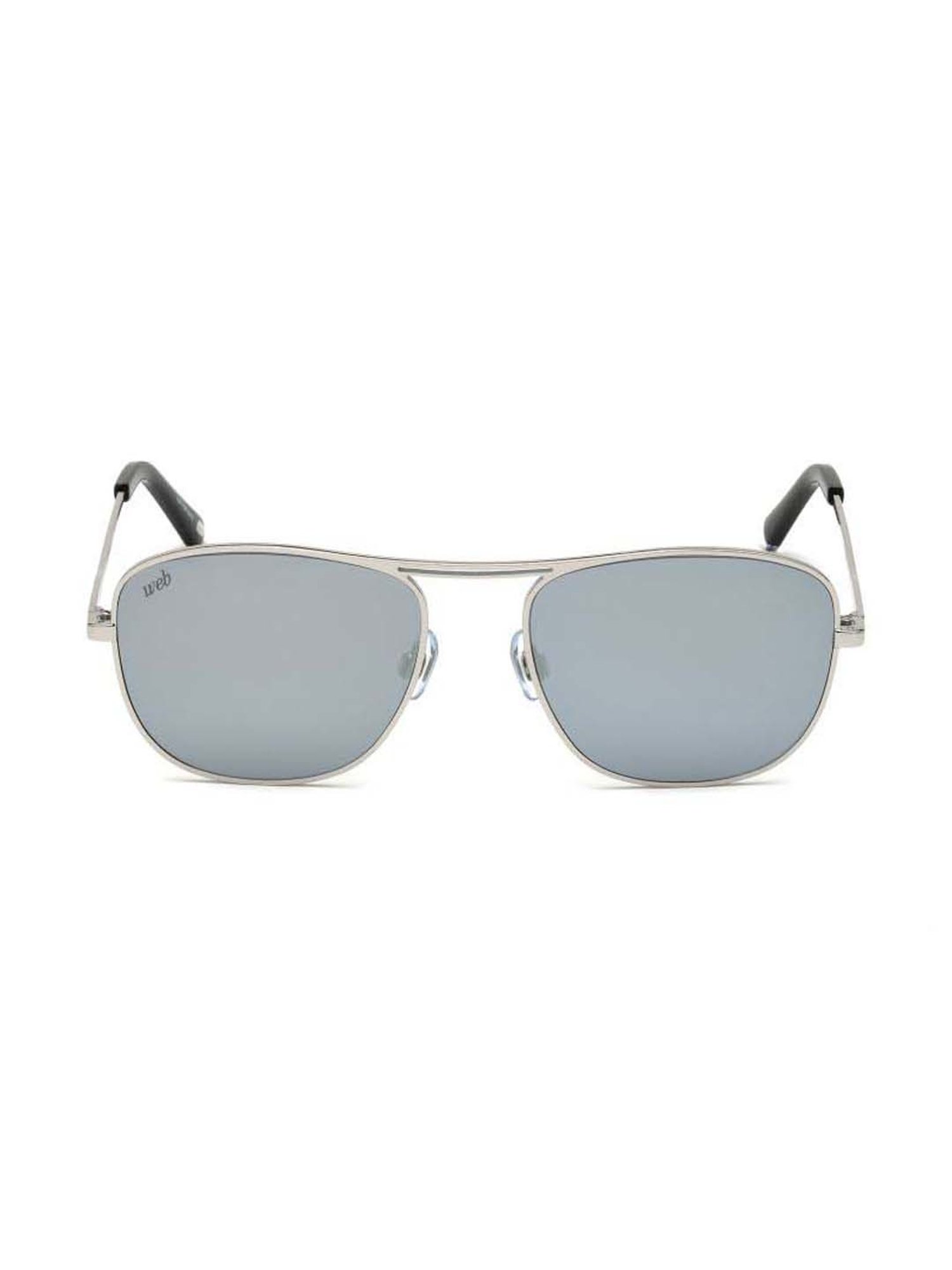 WEB EYEWEAR Grey Square Sunglasses Designed in Italy