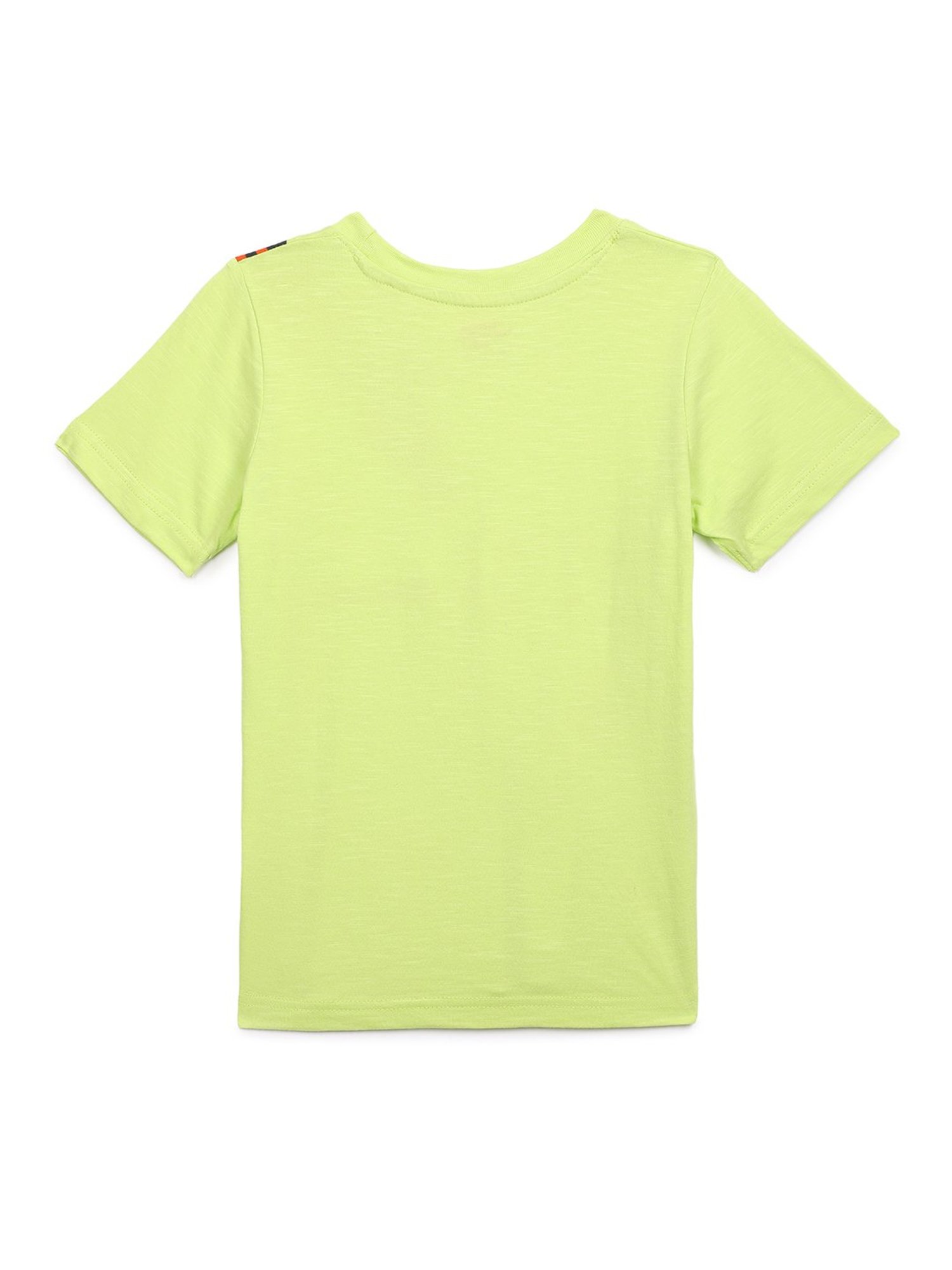 Under Fourteen Only Kids Green Printed T-Shirt