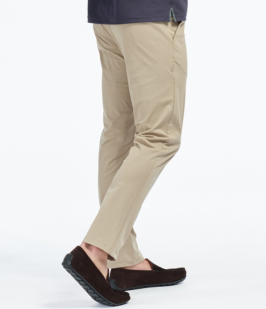RHONE Slim-Fit Flat-Front Commuter Stretch Pants