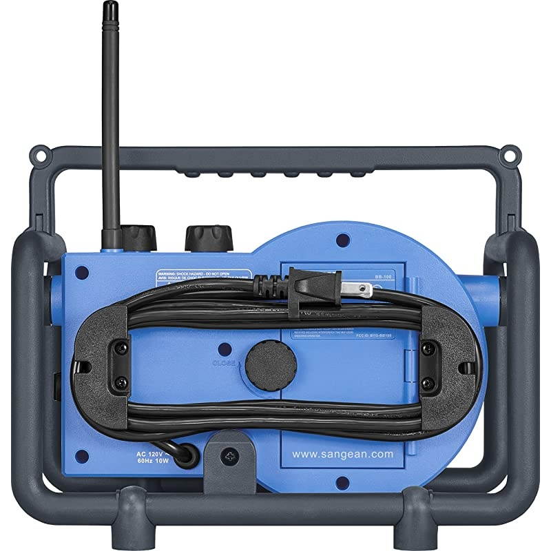 BB-100 BlueBox AM/FM Ultra-Rugged Digital Receiver with Bluetooth, Blue, 12.4"