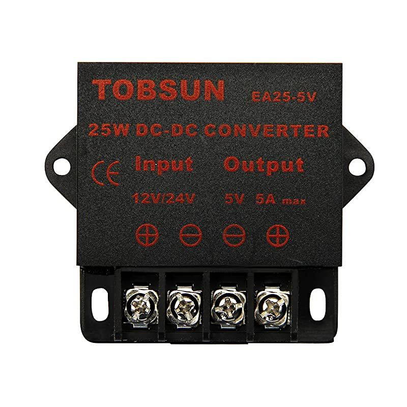 DC 12V 24V to 5V 5A Converter Step Down Regulator 25W 5V Regulated Power Supplies Transformer Converter