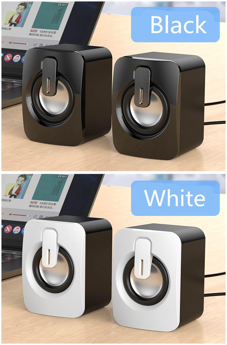 Desktop computer small speaker desktop Mini cute small portable home audio USB NOTEBOOK multimedia high volume office subwoofer wired