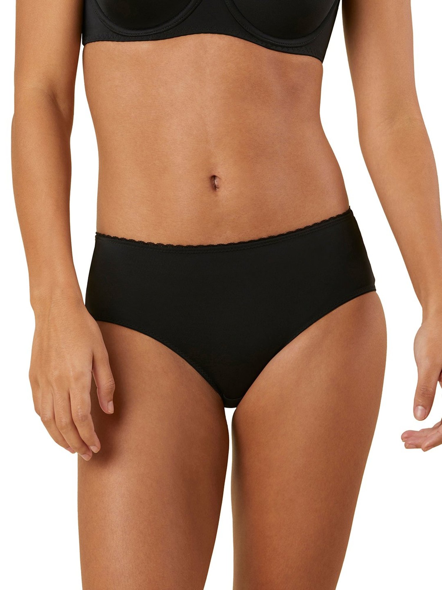 Triumph Black Hipster Panty