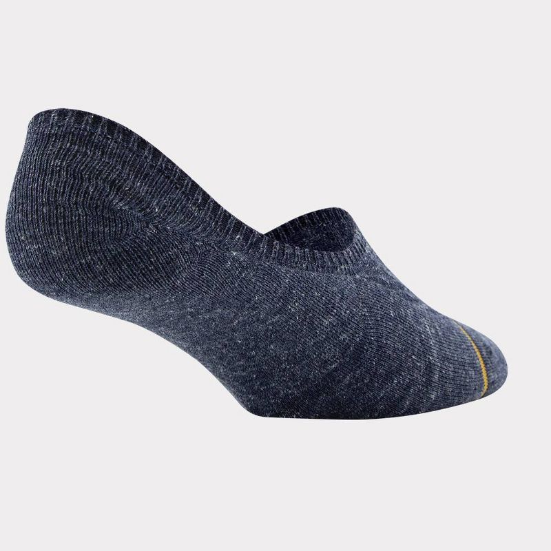 Signature Gold by GOLDTOE Men's Native Nomad Invisible Loafer Socks 2pk - Black/Peacoat 6-12.5