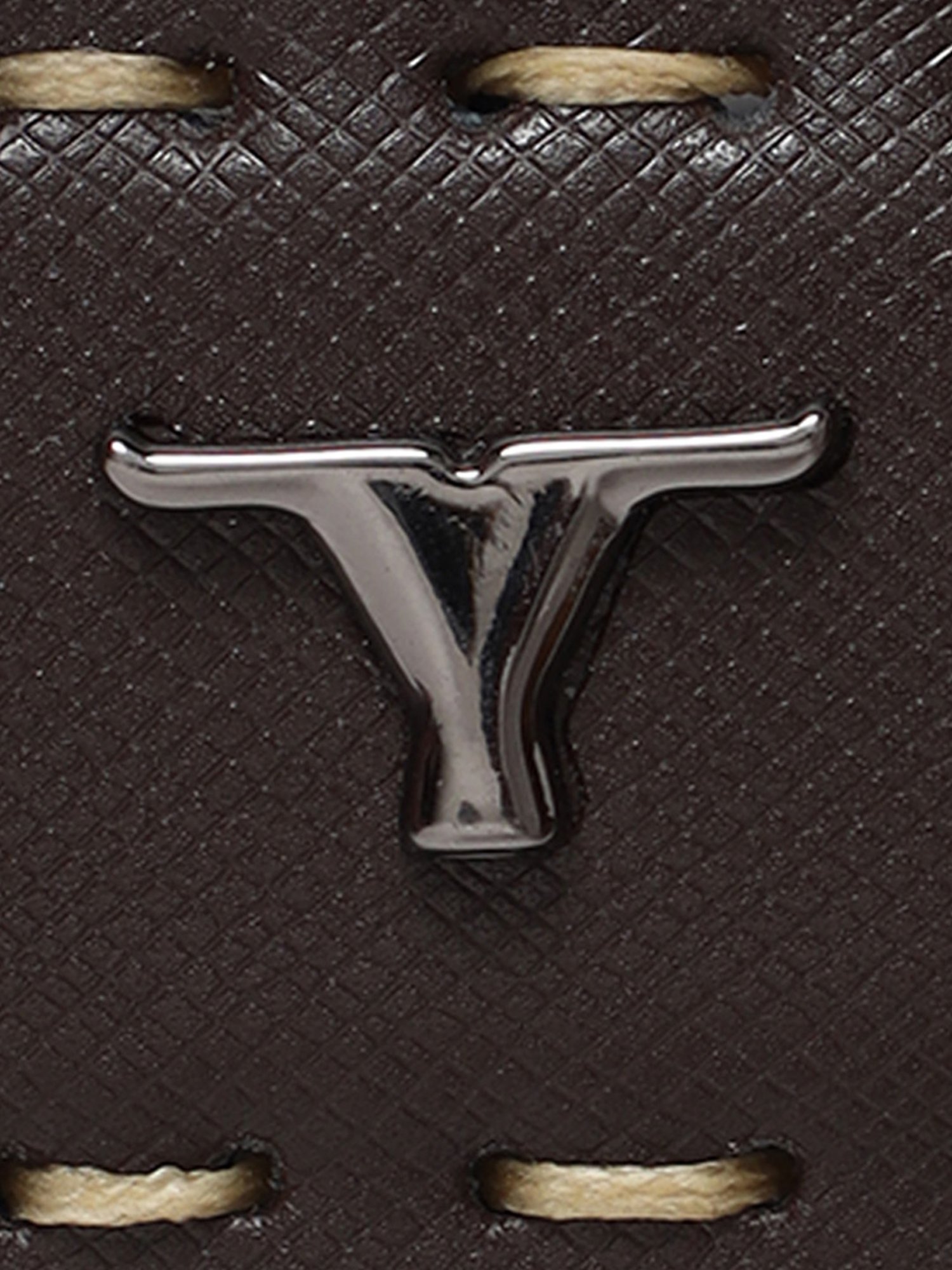 BULCHEE Brown Leather Formal Belt for Men